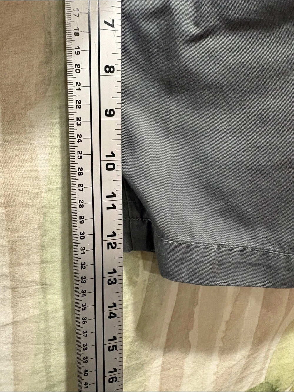Mens Volcom Gray Flat Friggin Chino Bermuda Shorts 24.5”🌵 32